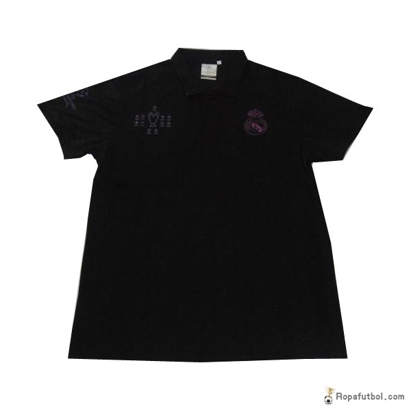 Polo Real Madrid 2016/17 Negro Purpura Europa